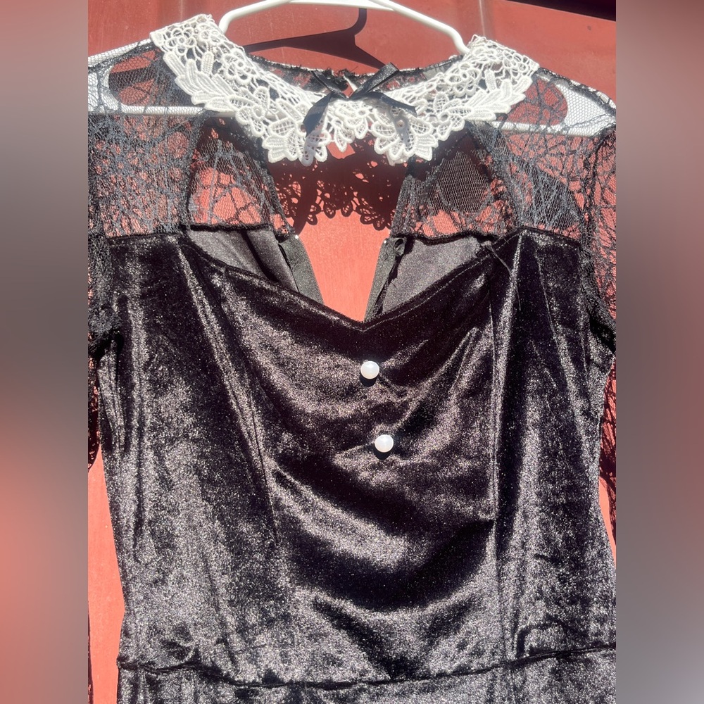 Wednesday Addams Family Hump Day Hottie Costume Cosplay Halloween Sexy Dress M - Picture 5 of 10